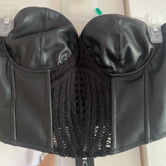 Black Corset top *NEVER WORN* - Picture 3 of 4